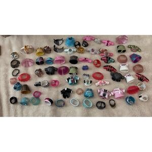 LOL Surprise Mini Doll Clothing Accessories Lot Of 74 Pieces